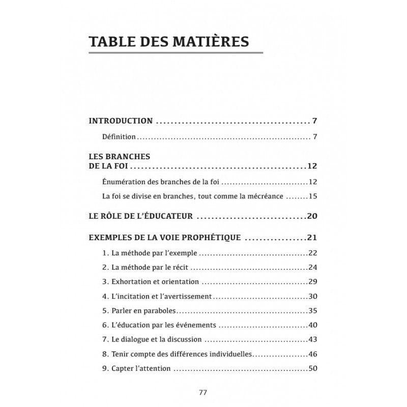 Éduquer Comme Le Prophète (Saw) - Sa‘îd Âl Thâbit - Editions al-Hadîth