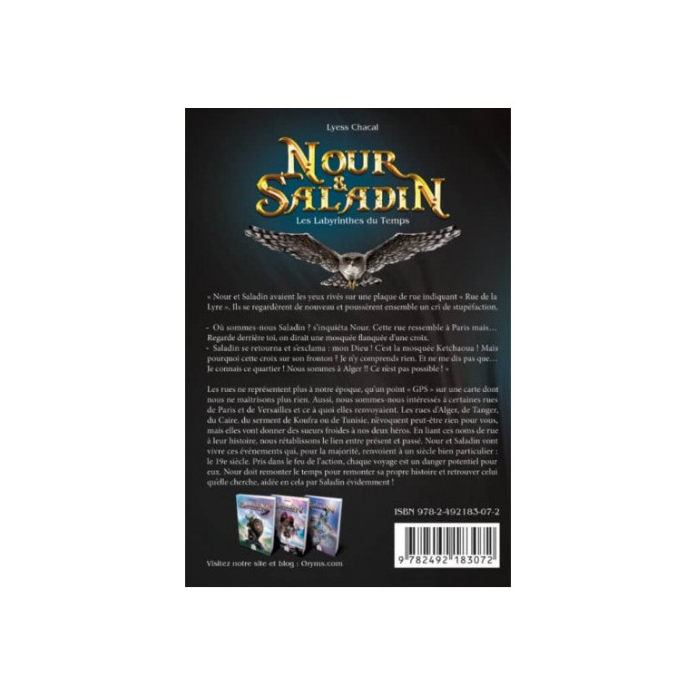 Nour et Saladin, Les labyrinthes du Temps - Tome 4 - Lyess Chacal - Oryms