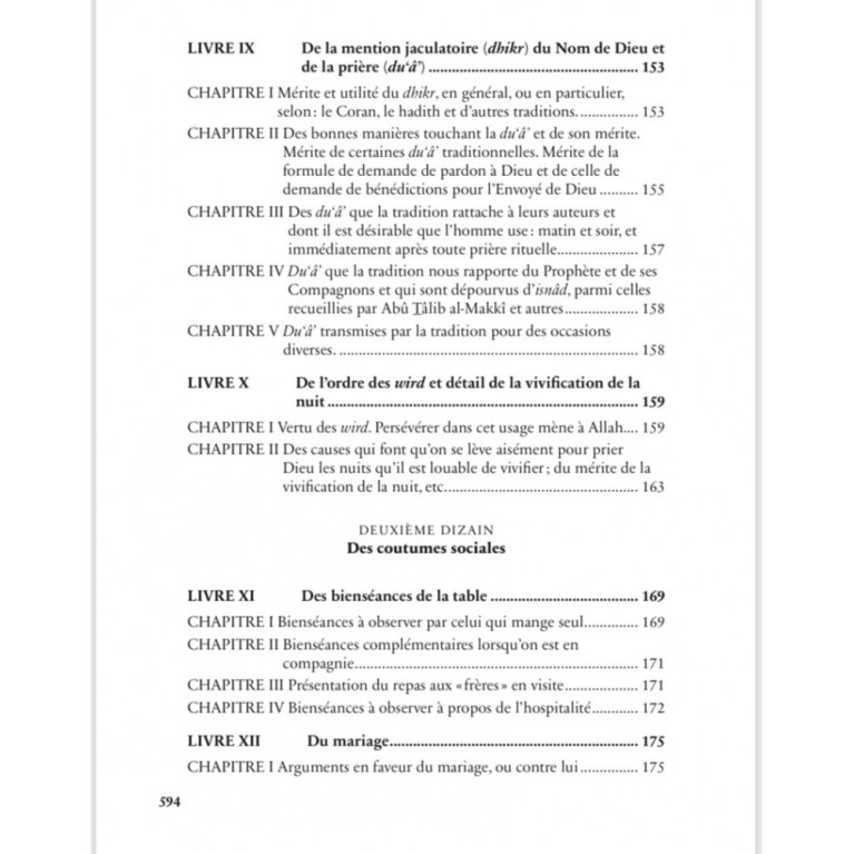 Vivification des Sciences de la Foi - Abrégé de Ihya 'ulum Al din- Edition Héritage