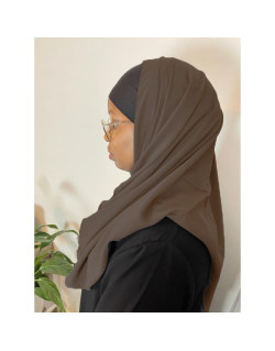 Voile Soie de Médine - Sublime - Taupe Foncé - n°24