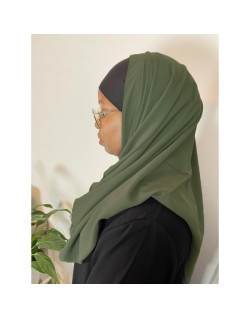 Voile Soie de Médine - Sublime - Vert Kaki - n°32