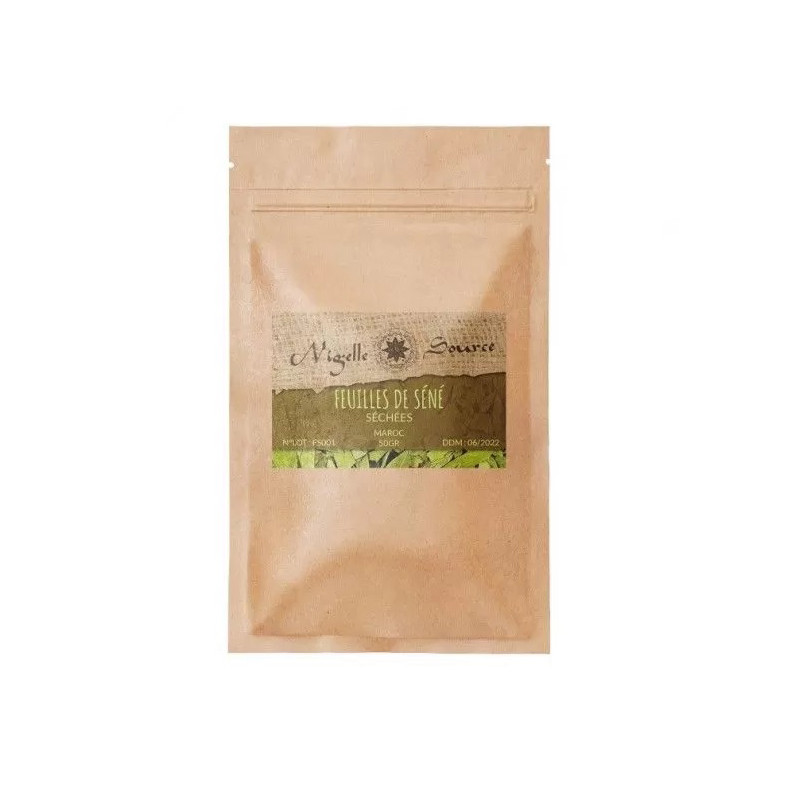 Feuille de Séné - Sana Makki - Tisane 100% Naturel - Sachet 50 gr - Nigelle Source