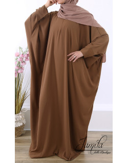 Abaya Papillon - Cannelle - Microfibre Léger - Jamila