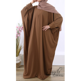 Abaya Papillon - Cannelle - Microfibre Léger - Jamila