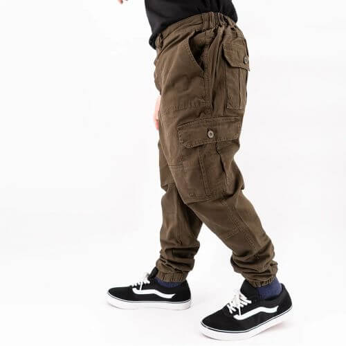 Sarouel Cargo - Pant Enfant - Kaki - DC Jeans Sarouel Cargo - Pant Enfant - Kaki - DC Jeans