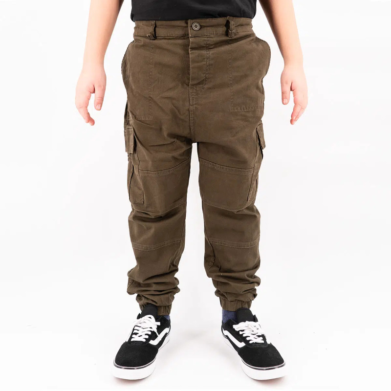 Sarouel Cargo - Pant Enfant - Kaki - DC Jeans Sarouel Cargo - Pant Enfant - Kaki - DC Jeans