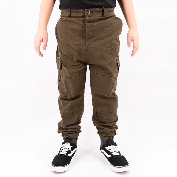 Sarouel Cargo - Pant Enfant - Kaki - DC Jeans