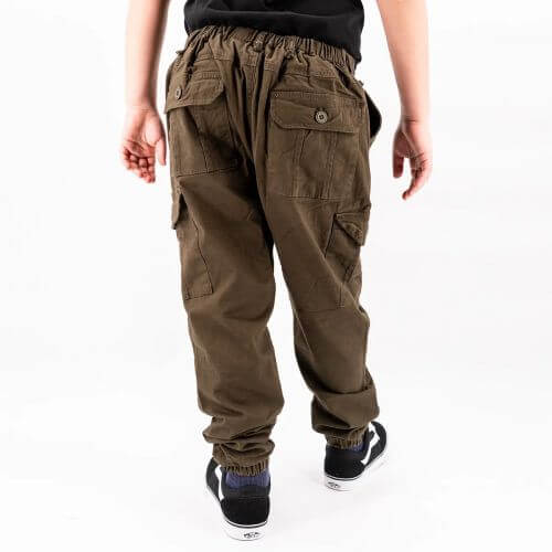 Sarouel Cargo - Pant Enfant - Kaki - DC Jeans Sarouel Cargo - Pant Enfant - Kaki - DC Jeans