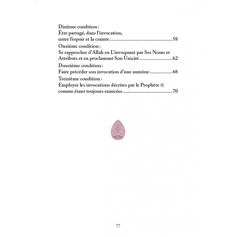 L'Invocation Qui N'est Jamais Rejetée - 'Abd Ar-razzaq Al Badr - Edition Al Hadith