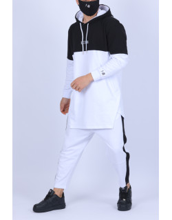Ensemble K.Rismatik - Sweat Capuche et Saroual- Blanc - N3 - Na3im - NIII - New 2022