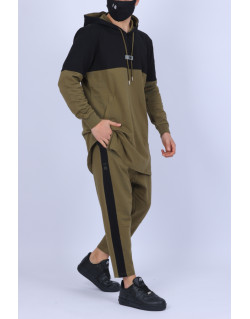 Ensemble K.Rismatik - Sweat Capuche et Saroual- Kaki - N3 - Na3im - NIII - New 2022