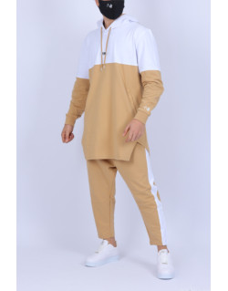 Ensemble K.Rismatik - Sweat Capuche et Saroual- Beige - N3 - Na3im - NIII - New 2022