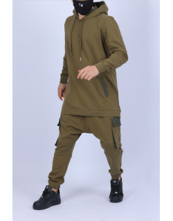 Ensemble Starter - Sweat Capuche et Saroual- Kaki - N3 - Na3im - NIII - New 2022