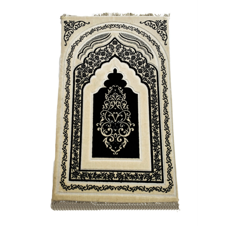 Tapis de prière musulman enfant molletonné