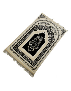 Tapis de Prière Vert - Molletonné - Très Épais 3 cm Épaisseur - Tapis Matelas