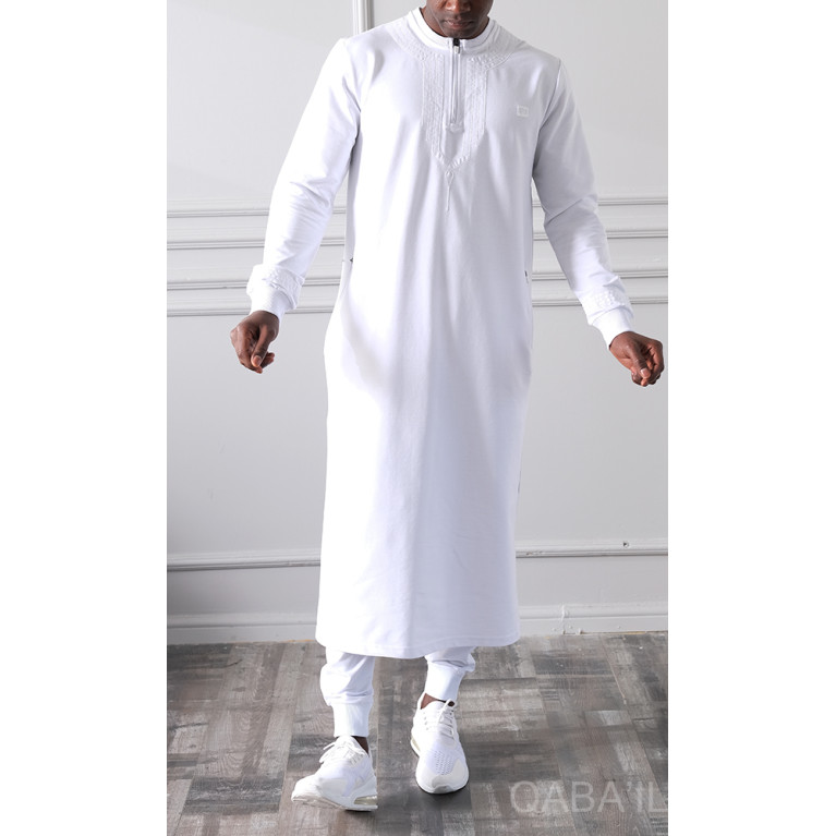 Qamis QANTIK Qabail pour homme Taille L Couleur Gris Clair Taille L Couleur  Gris Clair