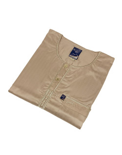 Qamis Ikaf Ado Beige GlacéManche Courte - Arabie Saoudite
