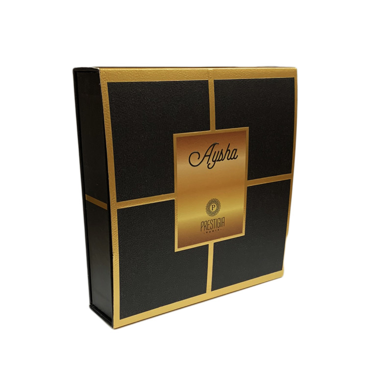 Coffret Aysha - Extraitde Parfum,Gel Douche, Lait pour le Corps - Mixte Homme et Femme - Prestigia Coffret Aysha - Extraitde Parfum,Gel Douche, Lait pour le Corps - Mixte Homme et Femme - Prestigia