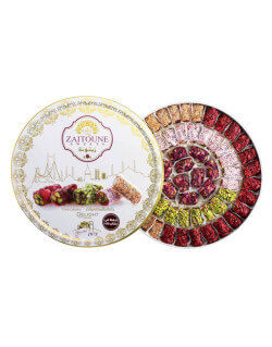 Loukoum Mixte Pistaches et Grenades - Coffret Luxe - Zaitoune 250g