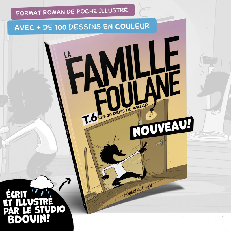 BD - Famille Foulane 4 - Des Récréations Pleines d'Histoires T4 - Edition Du Bdouin