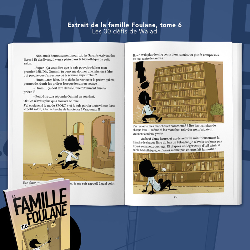 BD - Famille Foulane 4 - Des Récréations Pleines d'Histoires T4 - Edition Du Bdouin