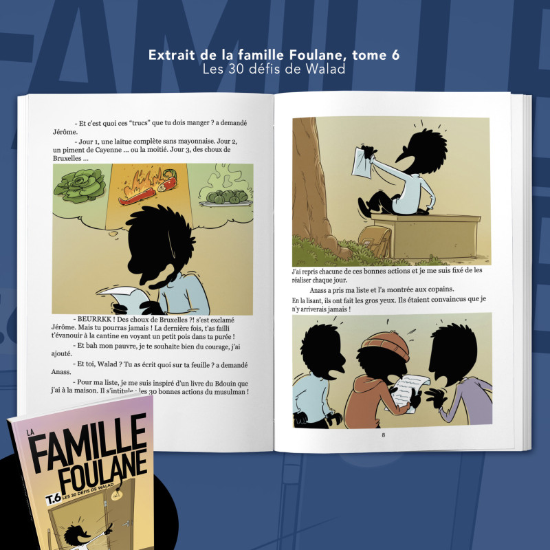 BD - Famille Foulane 4 - Des Récréations Pleines d'Histoires T4 - Edition Du Bdouin