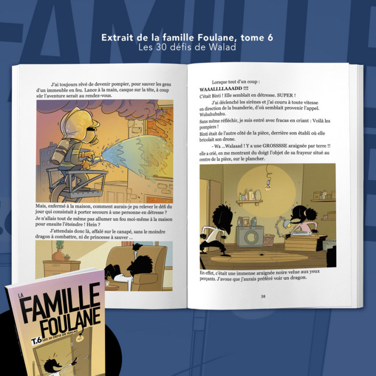 BD - Famille Foulane 4 - Des Récréations Pleines d'Histoires T4 - Edition Du Bdouin
