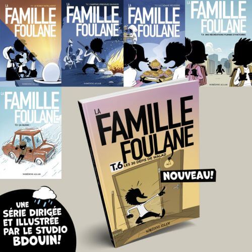 BD - Famille Foulane 4 - Des Récréations Pleines d'Histoires T4 - Edition Du Bdouin