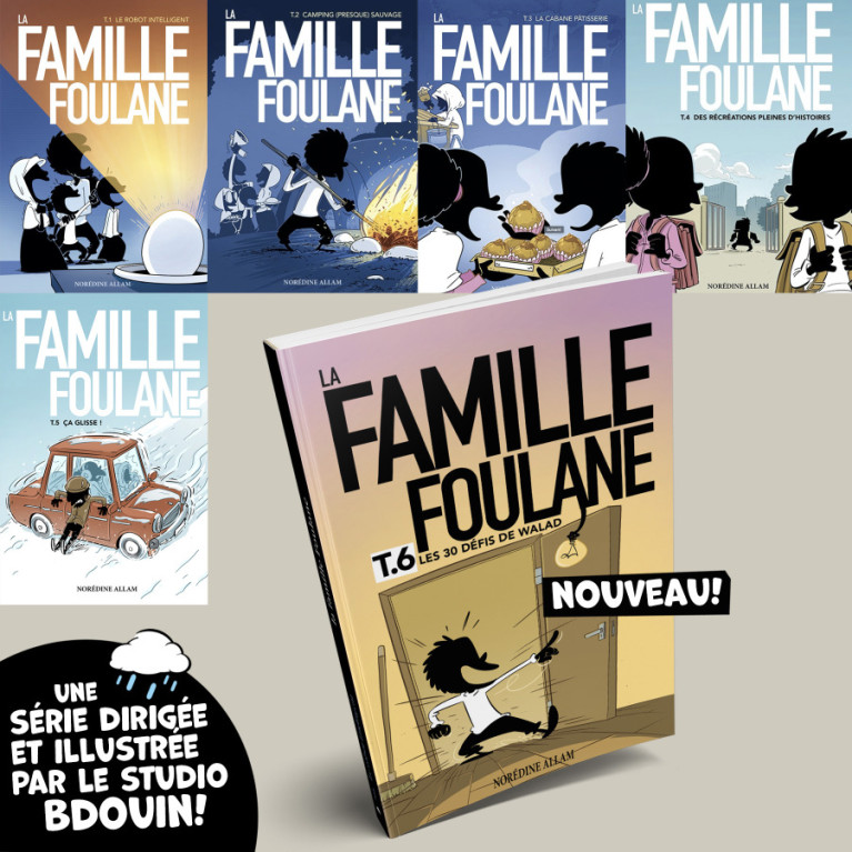 BD - Famille Foulane 4 - Des Récréations Pleines d'Histoires T4 - Edition Du Bdouin