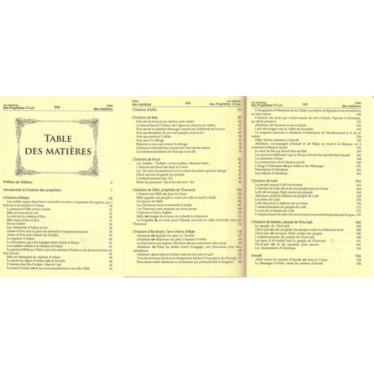 L'Authentique des Histoires des Prophètes - Edition Originale Ibn Kathir - Format de Poche - Edition DarAlMuslim