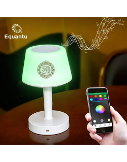 Veilleuse Lampe Azan +6000 Cities - Coranique MP3 - Bluetooth et Télécommande - SQ-917 Lamp Qur'an - Equantu