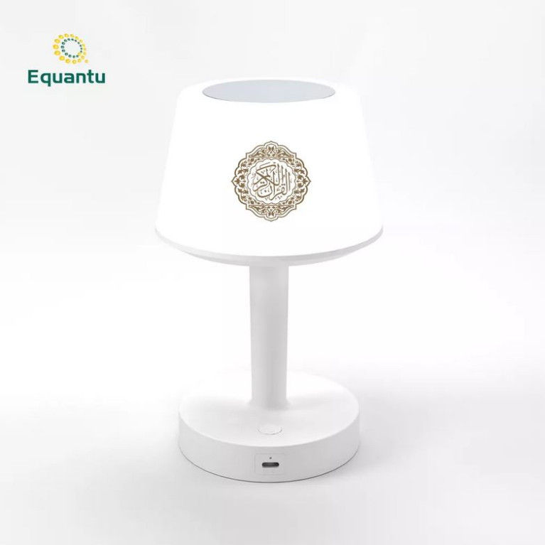 Veilleuse Lune Coranique MP3 - Bluetooth et Télécommande - Moon Lamp Qur'an - Equantu