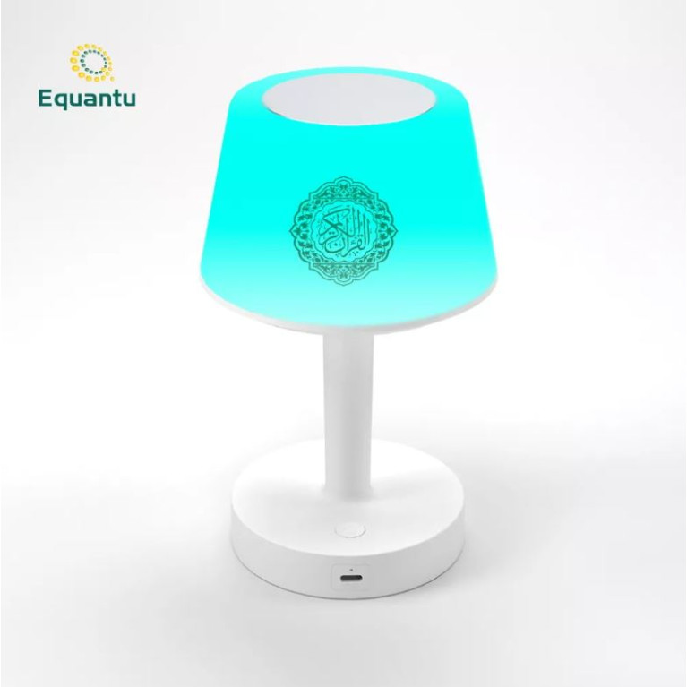 Veilleuse Lune Coranique MP3 - Bluetooth et Télécommande - Moon Lamp Qur'an - Equantu