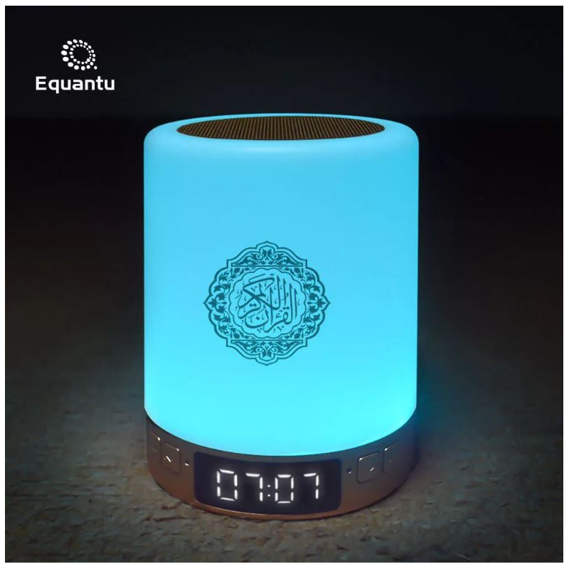 Veilleuse Azan +6000 Cities - Coranique MP3 - Bluetooth et Télécommande - SQ-112 Lamp Qur'an - Equantu