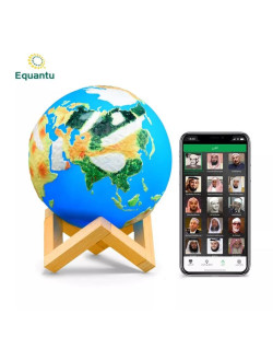 Veilleuse La Terre - Coranique MP3 - Bluetooth et Télécommande - SQ-172 Lamp Qur'an - Equantu