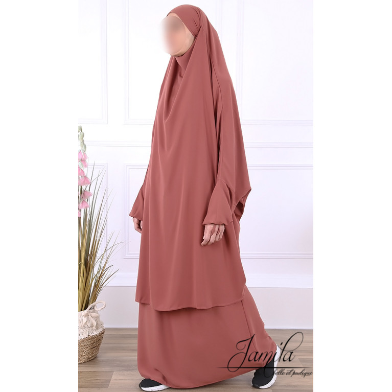 JIlbab 2 Pièces - Terra - Microfibre Léger - Jamila
