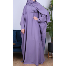 Abaya Papillon - Vert Eau - Microfibre Léger - Jamila