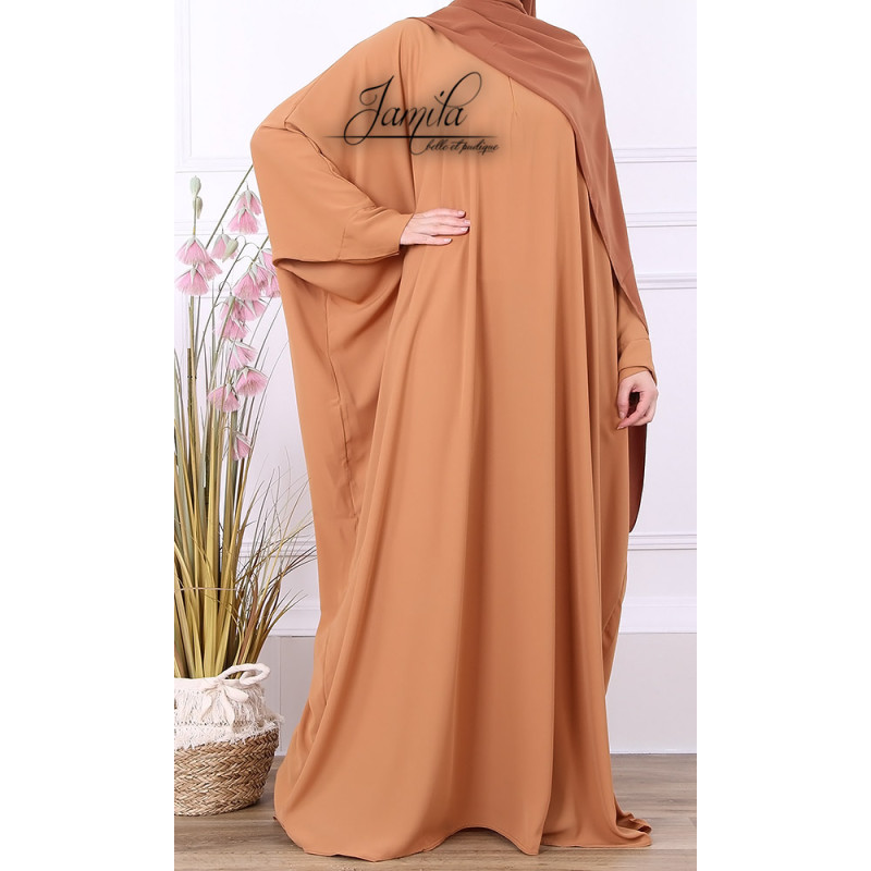 Abaya Papillon - Vert Eau - Microfibre Léger - Jamila