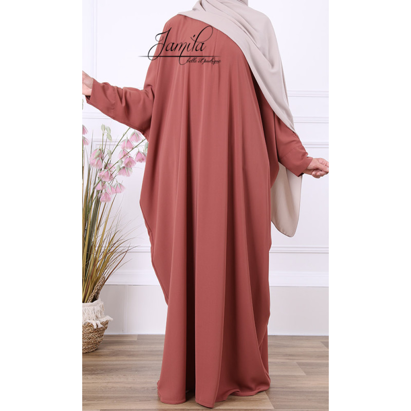 Abaya Papillon - Terra - Microfibre Léger - Jamila