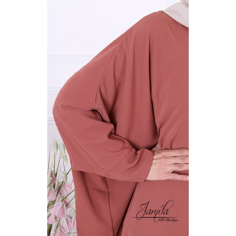 Abaya Papillon - Terra - Microfibre Léger - Jamila