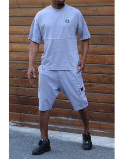 Ensemble Actual - Gris - T-Shirt Oversize - Saroual Djazairi N3 - Na3im - NIII - New 2022