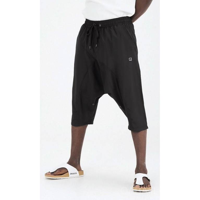 Sarouel Short de Plage sans Lycra - Noir - Qaba'il