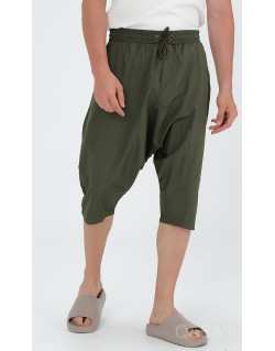 Sarouel Short de Plage sans Lycra - Kaki - Qaba'il