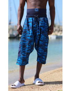 Sarouel de Bain Army - Bleu - Qaba'il