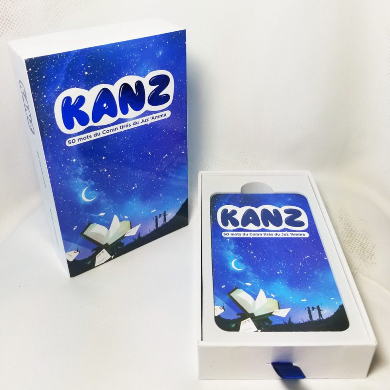 KANZ - Jeux de 50 Flashcards - Niveau Débutant - Wibi Trading LLC