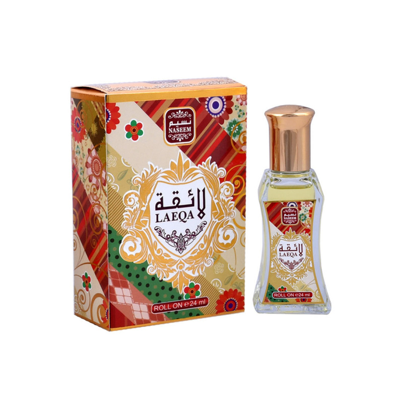 Musc LAEQA - Parfum de Dubaï : Mixte - Extrait de Parfum Sans Alcool - Naseem - 24 ml Musc LAEQA - Parfum de Dubaï : Mixte - Extrait de Parfum Sans Alcool - Naseem - 24 ml