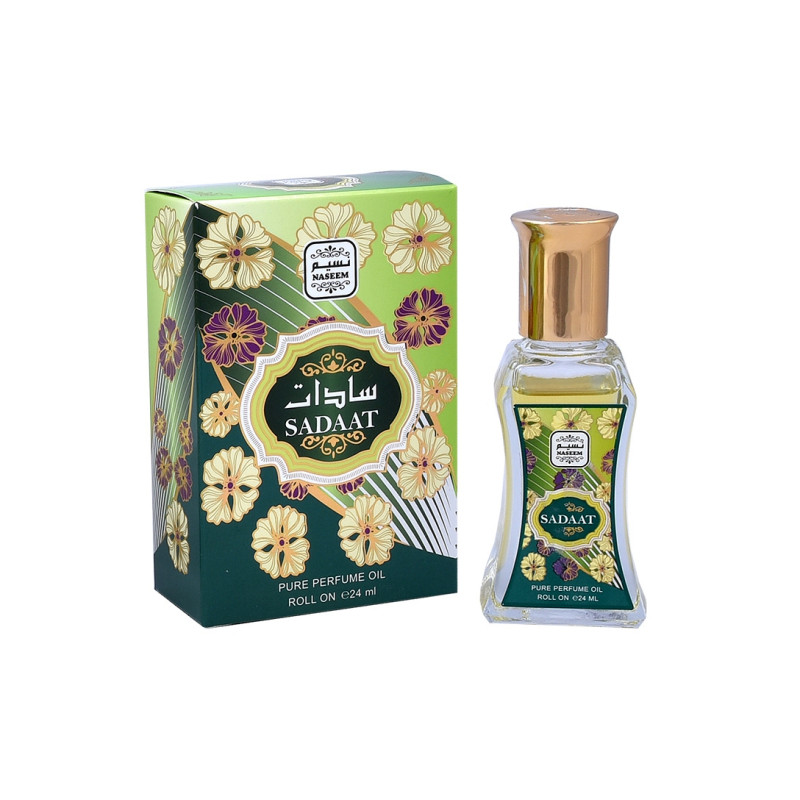 Musc Sadaat - Parfum de Dubaï : Mixte - Extrait de Parfum Sans Alcool - Naseem - 24 ml Musc Sadaat - Parfum de Dubaï : Mixte - Extrait de Parfum Sans Alcool - Naseem - 24 ml