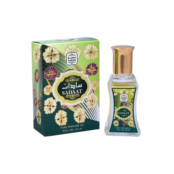 Musc Sadaat - Parfum de Dubaï : Mixte - Extrait de Parfum Sans Alcool - Naseem - 24 ml 