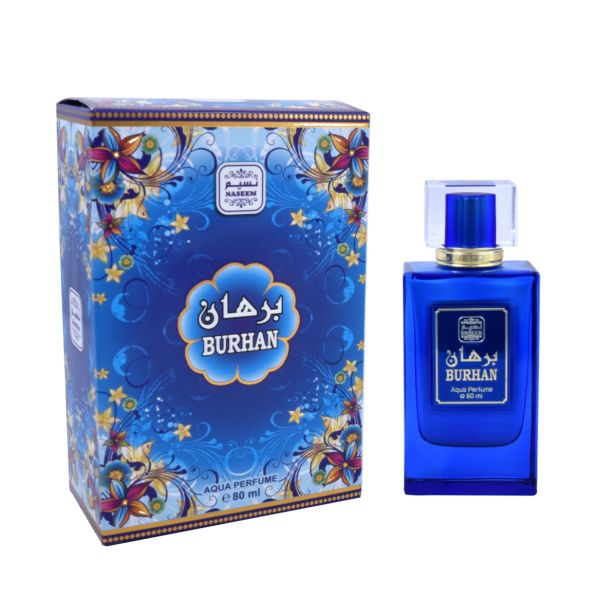 Spray Burhan - Parfum de Dubaï : Mixte - Aqua Parfum Sans Alcool - Naseem - 80 ml 