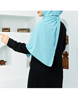 Voile Soie de Médine - Vert d'Eau - Hijab, Foulard, Châle pour Femme - Sedef